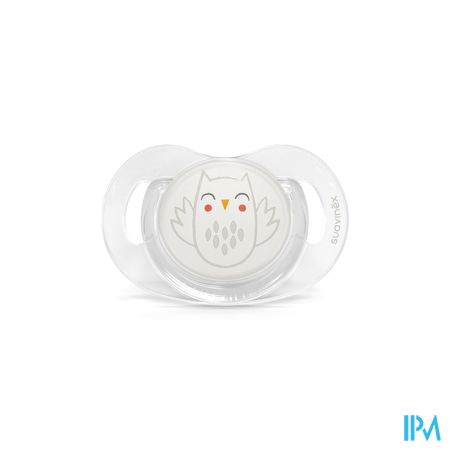 Suavinex Bonhomia Soother Sili. Rev 0/6m Owl Beige 1