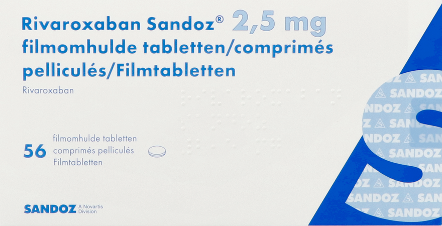 Rivaroxaban Sandoz 2,5mg Filmomh Tabl 56 1