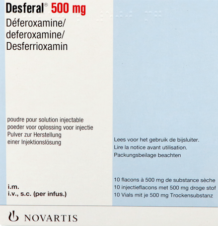 Desferal Amp Inj 10 X 500mg 1