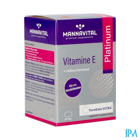 Mannavital Vitamine E Caps 60