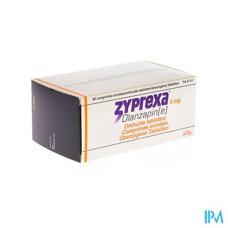 Zyprexa 5mg Omhulde Tabl 98 X 5mg