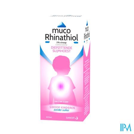 Muco Rhinathiol 2% Kind Siroop Z/suiker 200ml Nf
