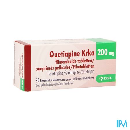 Quetiapine Krka 200mg Filmomh Tabl 30