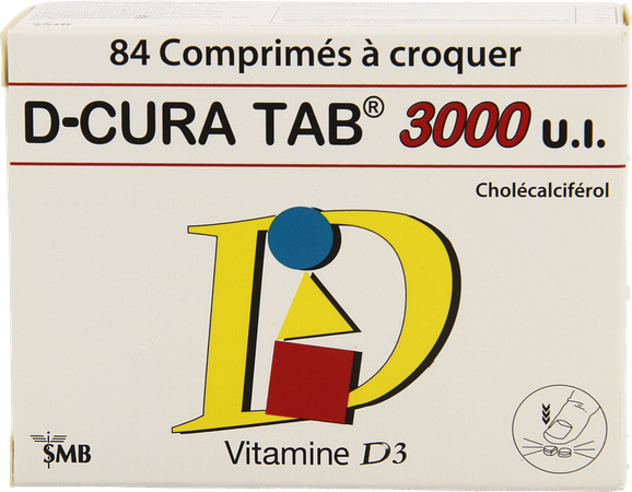 D-cura Tab 3000 Kauwtabletten 84 4