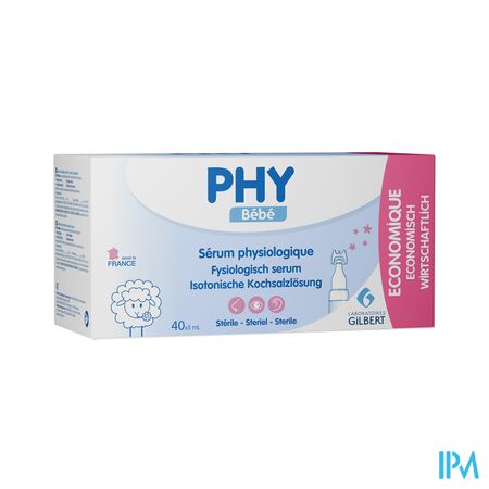 Phy Serum Physiologique Pack Economique 40x5ml