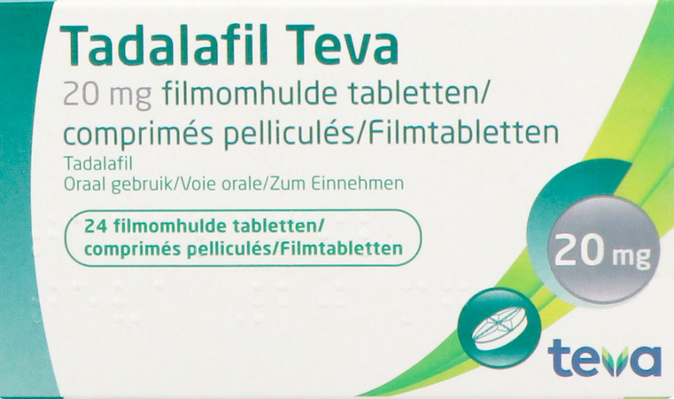 Tadalafil Teva Filmomh Tabl 24 X 20,0mg 2