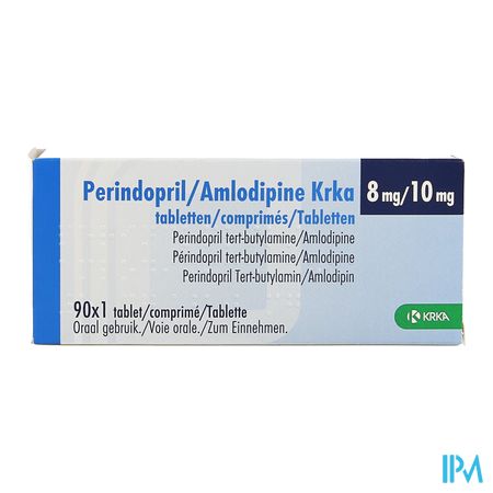 Perindopril Amlodipine Krka 8mg/10mg Comp 90 1