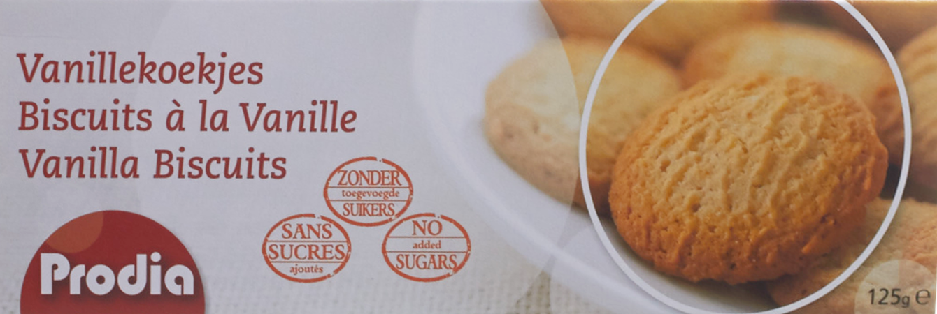 Prodia Vanillekoekje + Zoetstof 125g 6266 Revogan 2