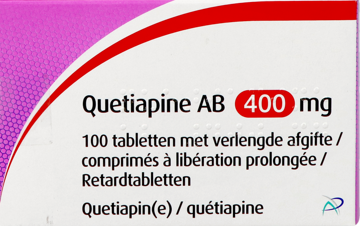 Quetiapine Ab 400mg Verleng.afgifte Tabl 100 1