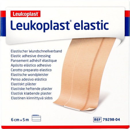 Leukoplast Elastic 5mx6cm 1 2