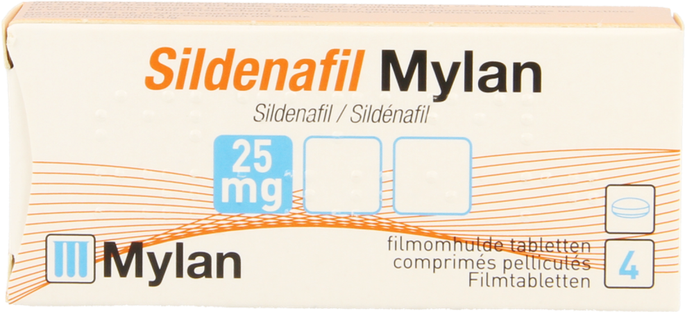 Sildenafil Viatris 25mg Comp Pell 4 2