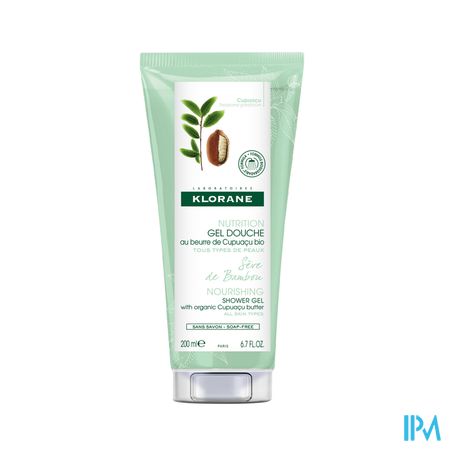 Klorane Lichaam Douchegel Seve Bamboe 200ml