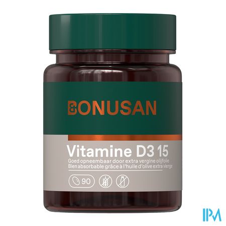 Vitamine D3 15mcg/600 Ie Softcaps 90 Bonusan 2