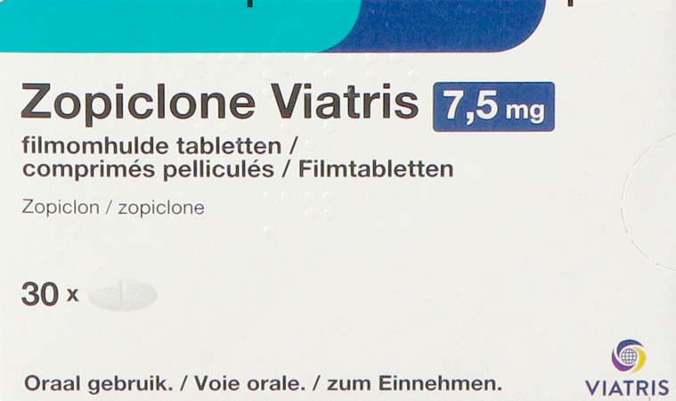 Zopiclone Viatris 7,5mg Tabl 30 3