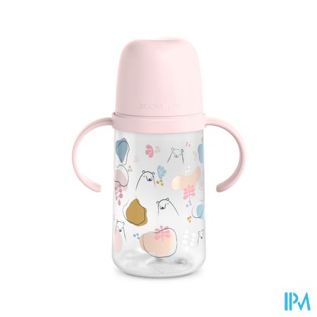 Suavinex Feeding Bears Bottle Handles Pink 270ml 1