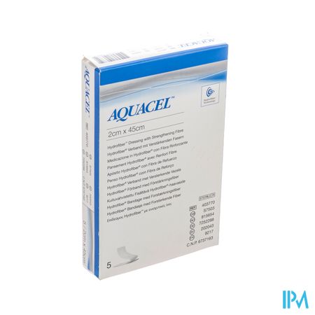 Aquacel Pans Hydrofiber+renfort Fibre 2x45cm 5