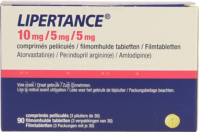 Lipertance 10mg/ 5mg/ 5mg Filmomh Tabl 90 1