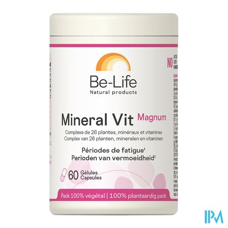 Mineral Vit Magnum Be Life Gel 60 1