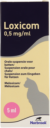 Loxicom 0,5mg/ml Orale Suspensie Kat Fl 5ml 2