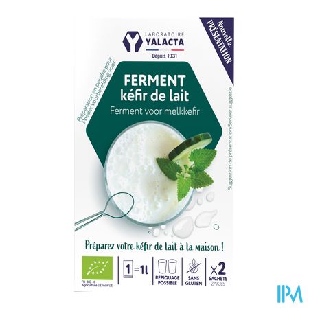 Yalacta Ferment Melk Kefir Bio 2x4g 1