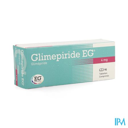 Glimepiride EG 4Mg Tabl 90