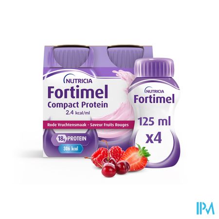 Fortimel Compact Protein 2.4kcal F.foret 4x125ml