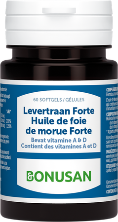 Levertraan Forte Softcaps 60 Bonusan 3