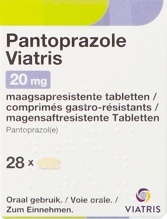 Pantoprazole Viatris 20mg Comp Gastro Resist 28 3