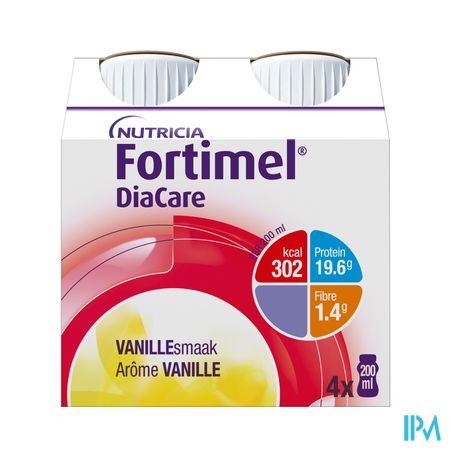 Fortimel DiaCare goût vanille Bouteilles 4x200ml