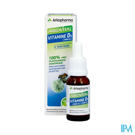 Arkovital Plantaardige Vit D3 & E Fl 15ml 7