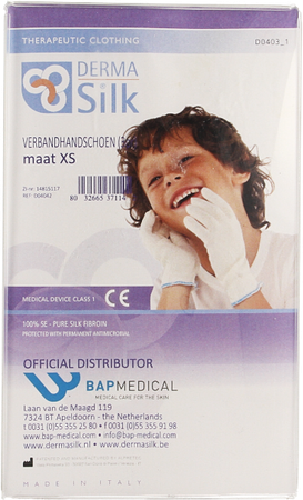 Dermasilk Verbandhandschoen 6j Xs 3paar 3017262 1