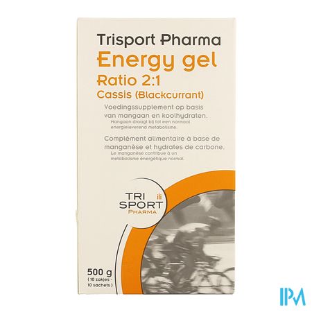 Trisportpharma Ratio 2:1 Energygel Blackcur.10x50g 2
