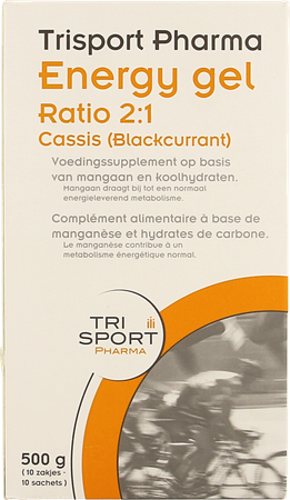 Trisportpharma Ratio 2:1 Energygel Blackcur.10x50g 2