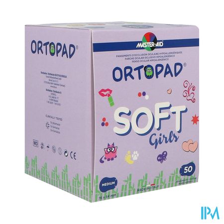 Ortopad Soft Girls Medium 76x54mm 50 72232