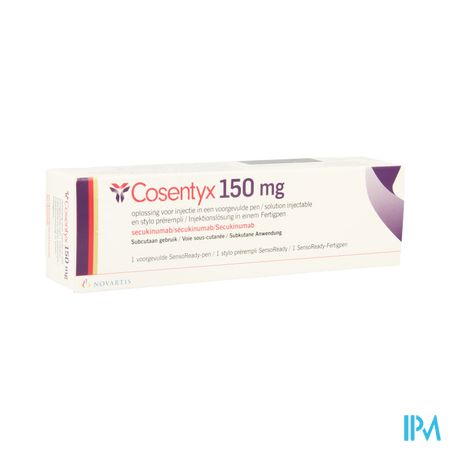 Cosentyx 150mg/ml Opl Inj Voorgev.pen 1 X 1ml