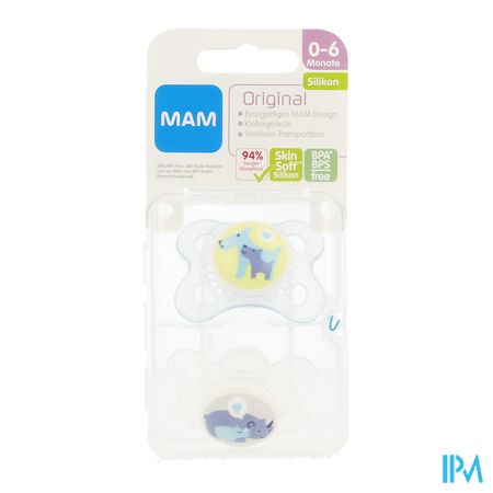 Mam Fopspeen Original 0-6m Jongen 1