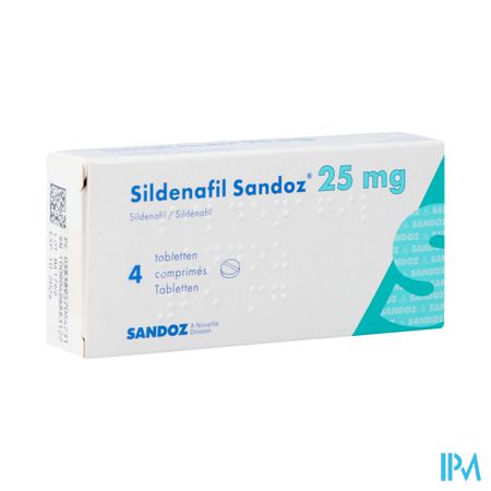 Sildenafil Sandoz 25mg Filmomh Tabl 4x 25mg