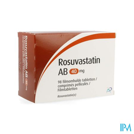 Rosuvastatin Ab 40mg Comp Pell 98 X 40mg