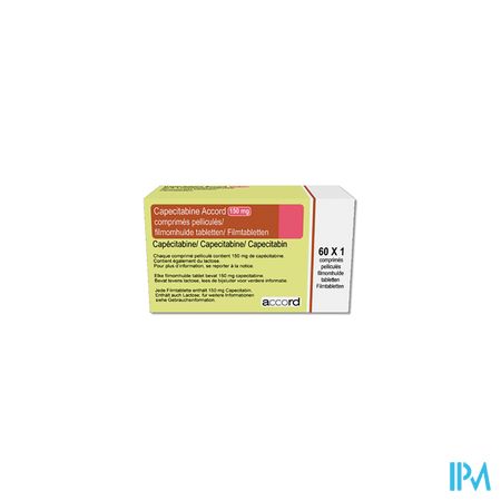 Capecitabine Accord Health 150mg Filmomh Tabl 60