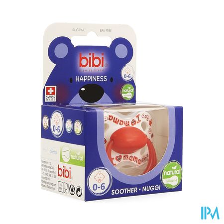 Bibi Sucette Hp Natural Love Mama/papa Best 0-6m