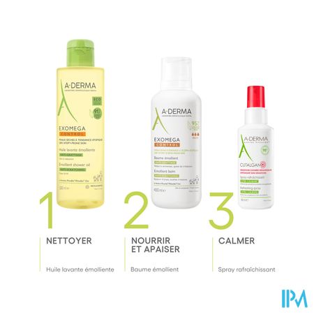 Aderma Exomega Control Balsem Emolierend 400ml 10