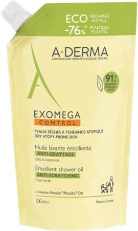 Aderma Exomega Control Huile Lav.emol.refill500ml 1