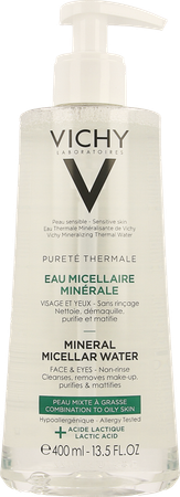 Vichy Pt Micellair Water Vette Gemengde Huid 400ml 2