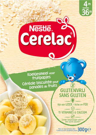Nestle Cerelac Koekjesmeel Glutenvrij 300g 1