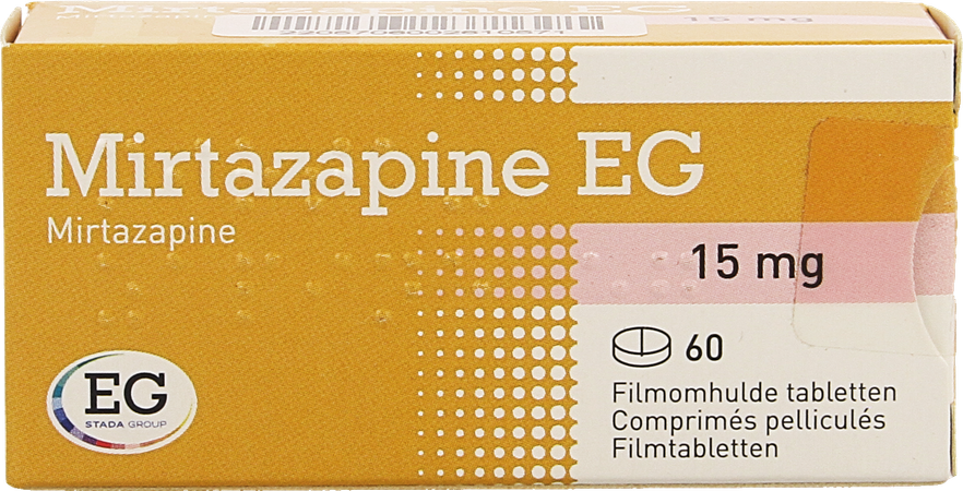 Mirtazapine EG 15Mg Comp Pell  60X15Mg 1