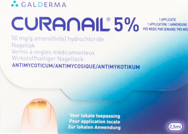 Curanail 5% Vernis à Ongles 2,5ml 1