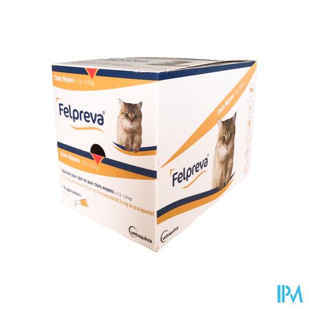 Felpreva Spot-on Oplossing Kat 2,5-5kg 10x0,74ml