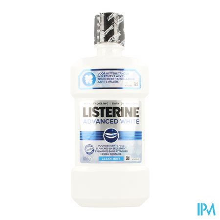 Listerine Advanced White Eau Buccale 500ml 4