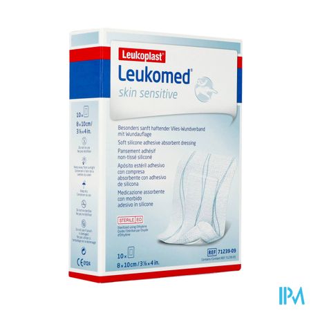 Leukomed Skin Sens. 8cmx10cm 10