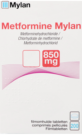 Metformine Viatris 850mg Filmomh Tabl 200 Flacon 2